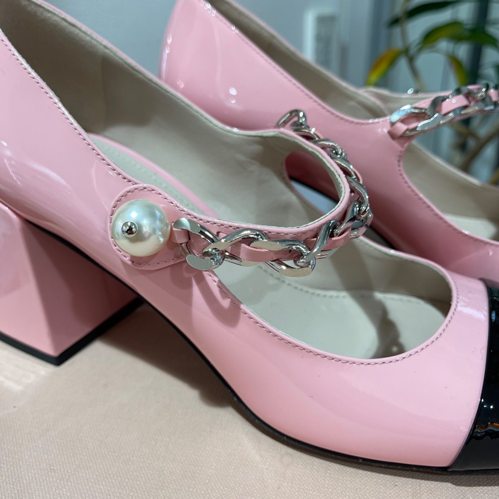 未使用品新品 miumiu36 パールパンプス | camillevieraservices.com