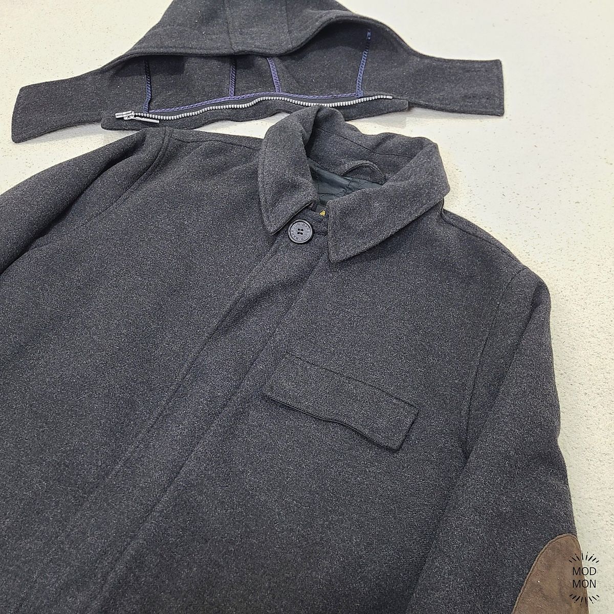BARBOUR バブアー ウール シングル バルマカーン コート 40