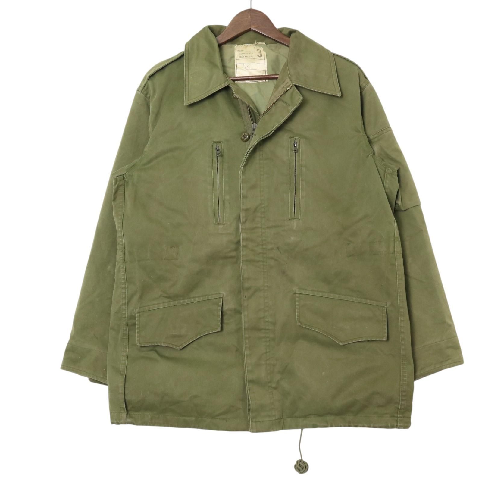 80年代 スペイン軍 フィールドジャケット ユーロ ミリタリー オリーブ 