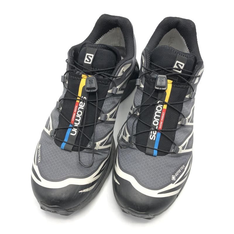 中古】salomon XT-6 GORE-TEX スニーカー 27.5cm 416635 ブラック 