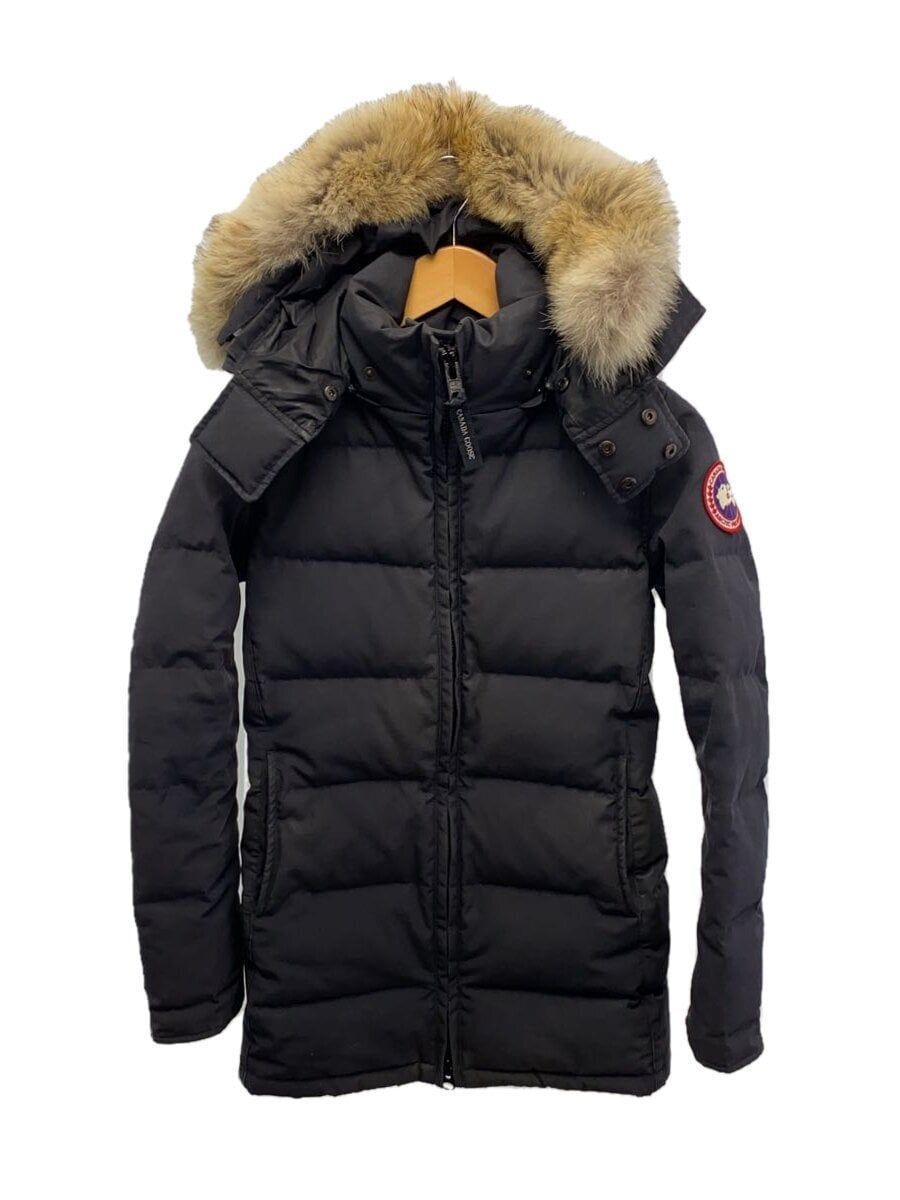 CANADA GOOSE BELLEVILLE ベルビル ダウンジャケット S ポリエステル ネイビー 褪色有 - メルカリ