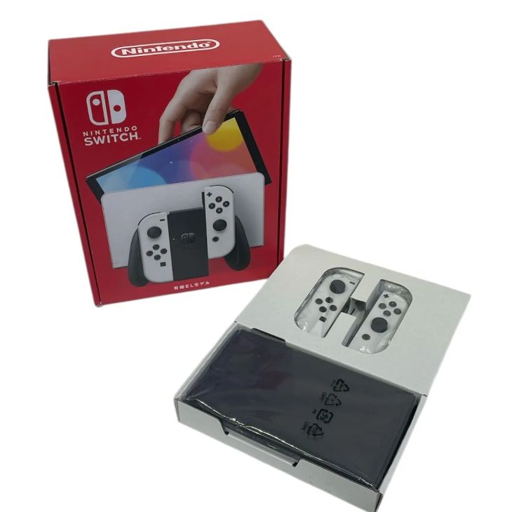 θ 通電 済み| Nintendo Switch 有機ELモデル ホワイト HEG-S-KAAAA JPN 完品 S64247283803