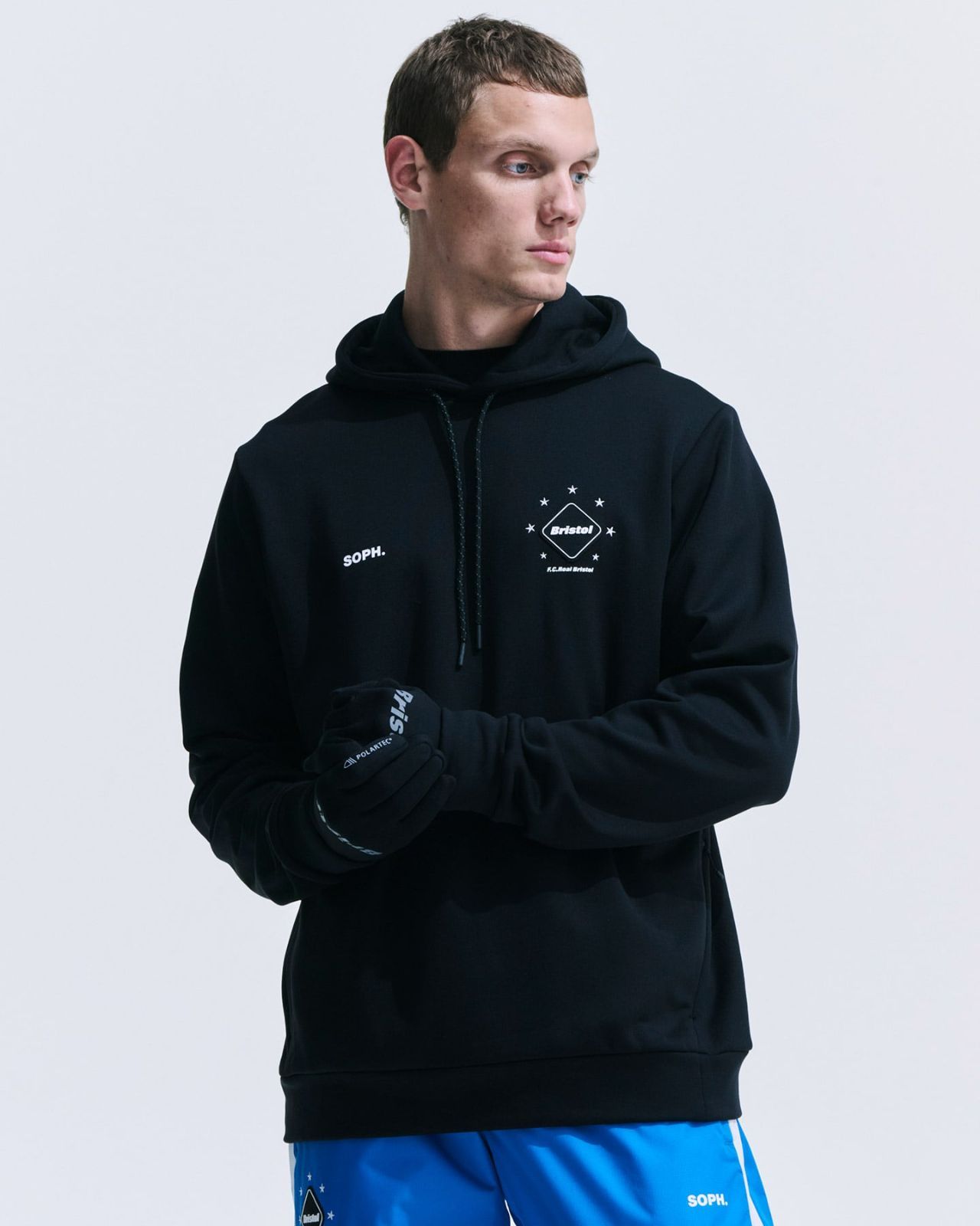 F.C.Real Bristol FCRB POLARTEC POWER STRETCH TRAINING HOODIE