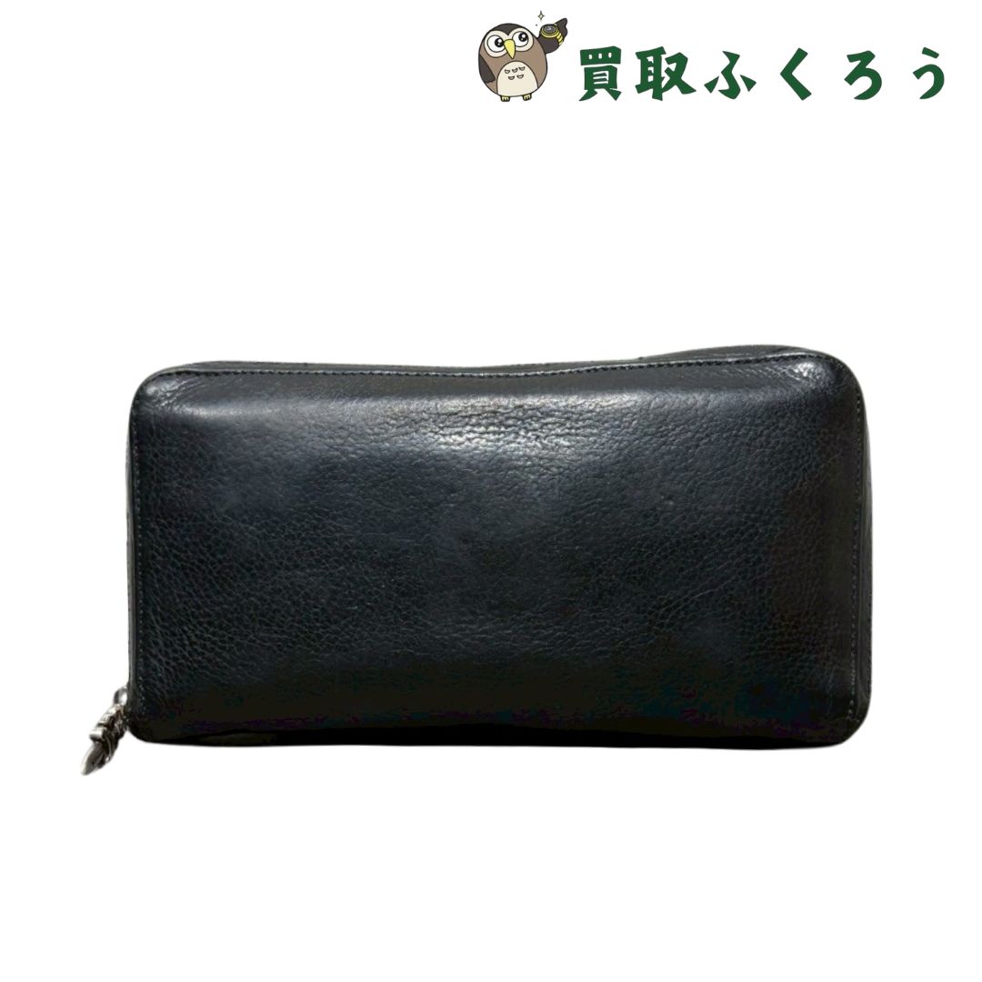 正規店購入 CHROME HEARTS REC F ZIP PLANE 長財布 CHROME HEARTS クロムハーツ REC F ZIP PLANE ラウンドジップ プレーン
