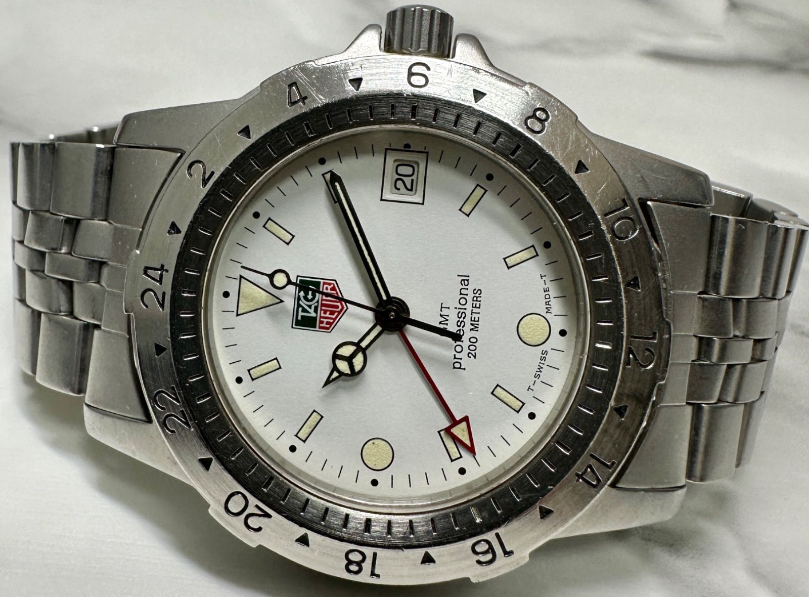 タグホイヤー GMT プロフェッショナル 200M 159.006/1 TAG HEUER】ヴィンテージ タグホイヤー GMT プロフェッショナル