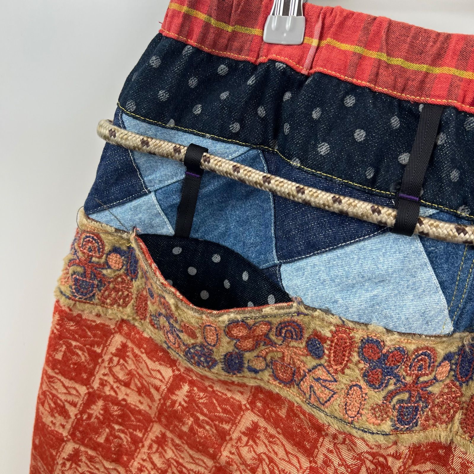 KAPITAL クレイジーパッチワークショートパンツ Remake リメイク