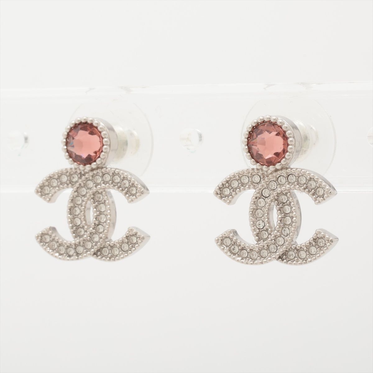 CHANEL シャネル ピアス B25A 2025 ココマーク ラインストーン - メルカリ