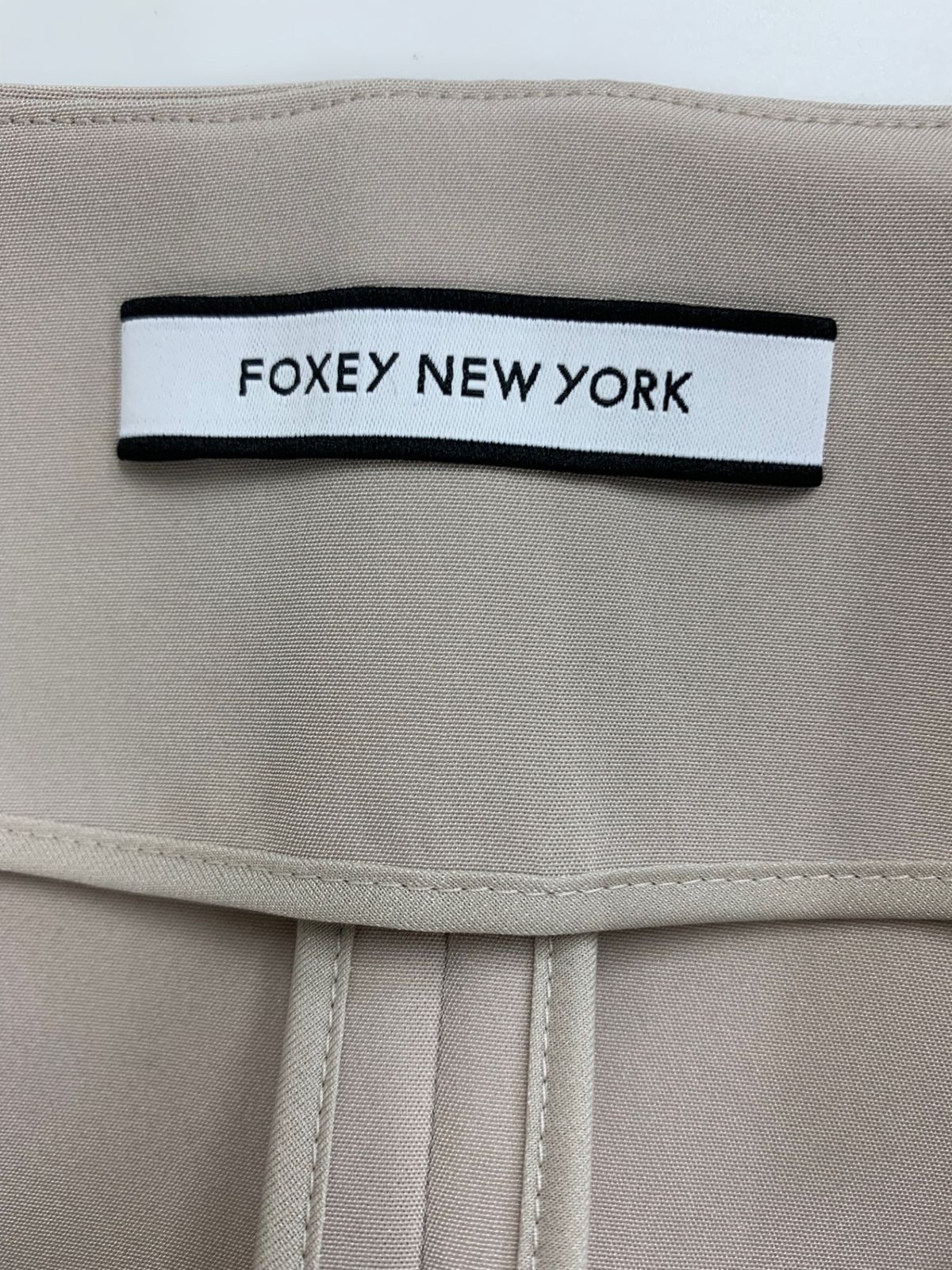 フォクシーニューヨーク Coat Cafe Creme 43295 38 ベージュ コート 