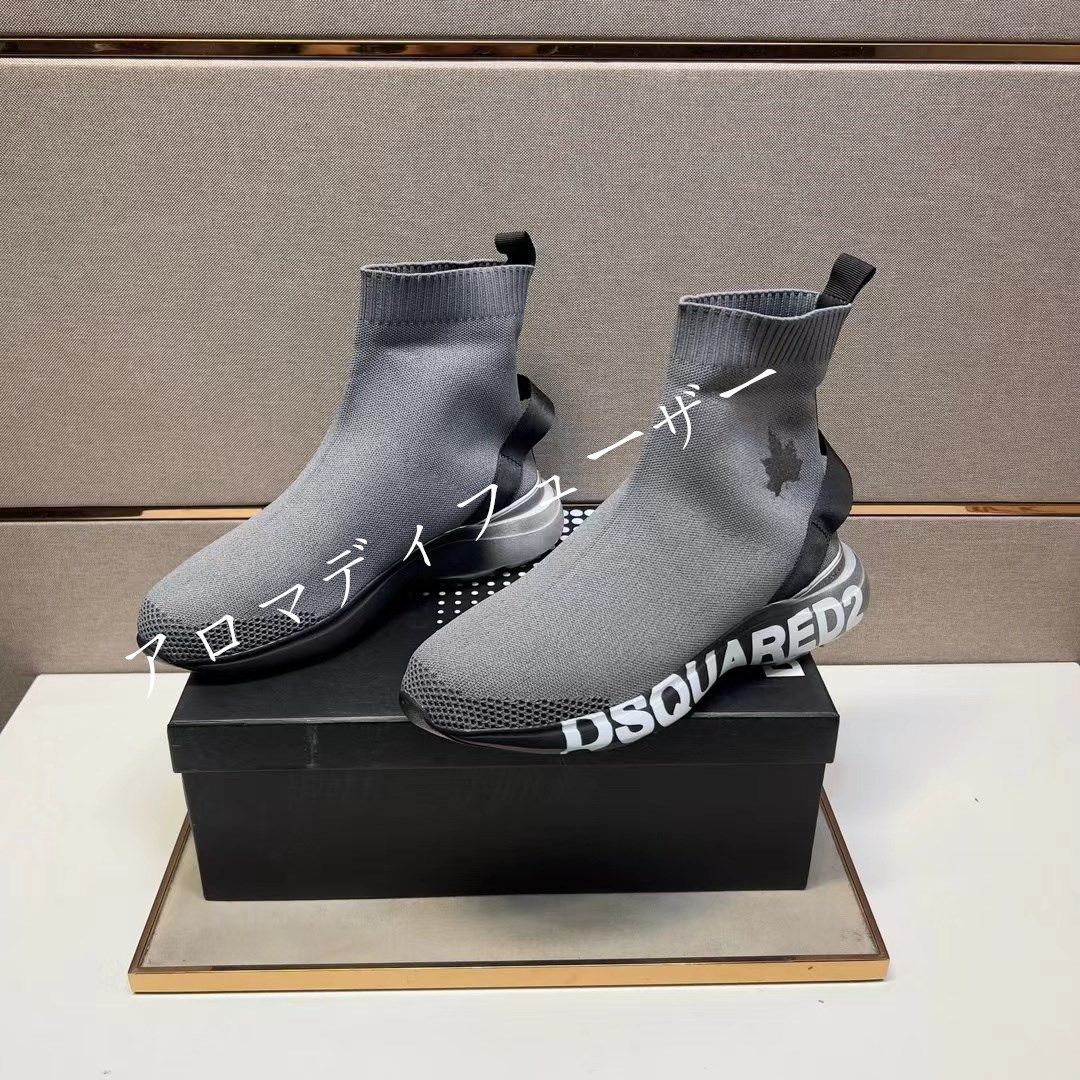 未使用 DSQUARED2 ディースクエアード スニーカー-箱付