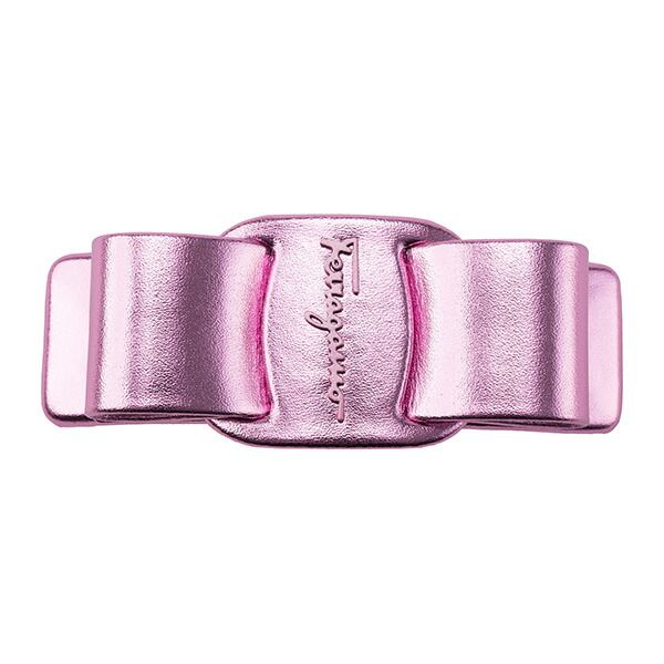 フェラガモ　バレッタ　レザー　ピンク 新品 フェラガモ FERRAGAMO バレッタ バレッタ ピンク - メルカリ