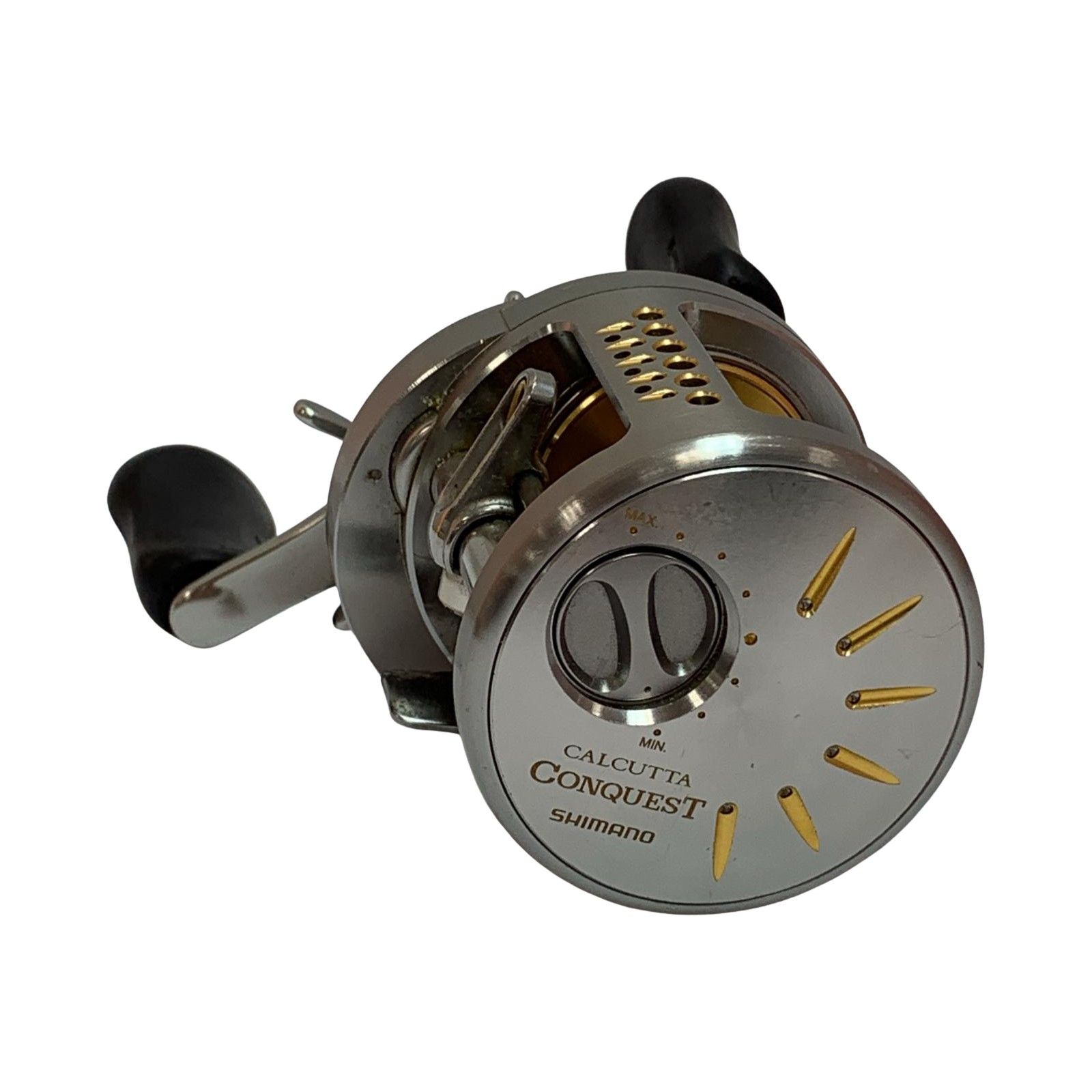 SHIMANO シマノ 05カルカッタコンクエスト250DC キズ有 ベイトリール 01876