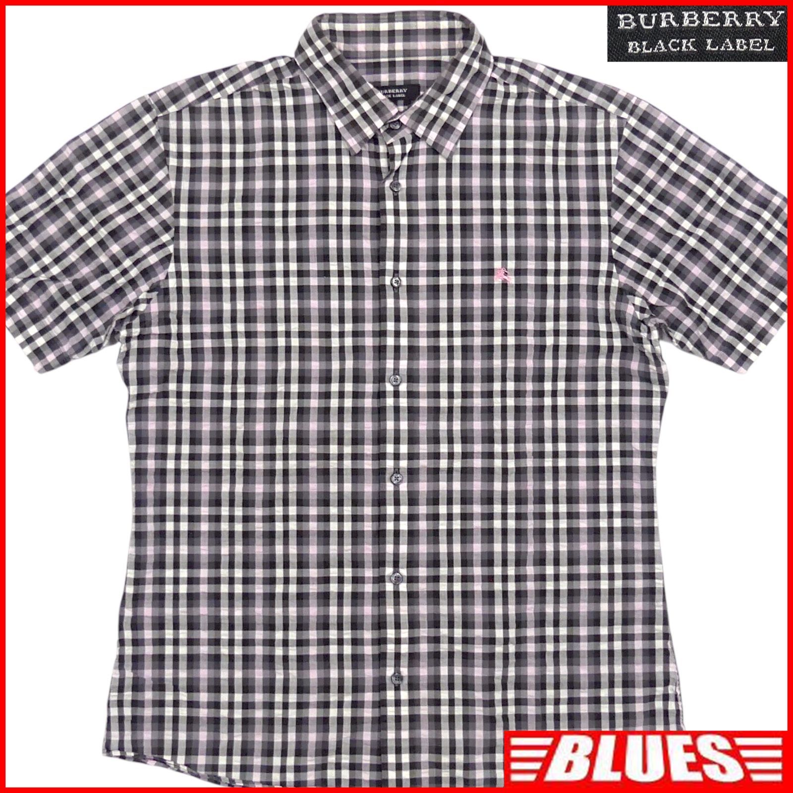 BURBERRY BLACK LABEL 廃盤 バーバリーブラックレーベル シャツ L 