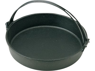 鉄吊付すき焼き鍋 28cm (013195-002)