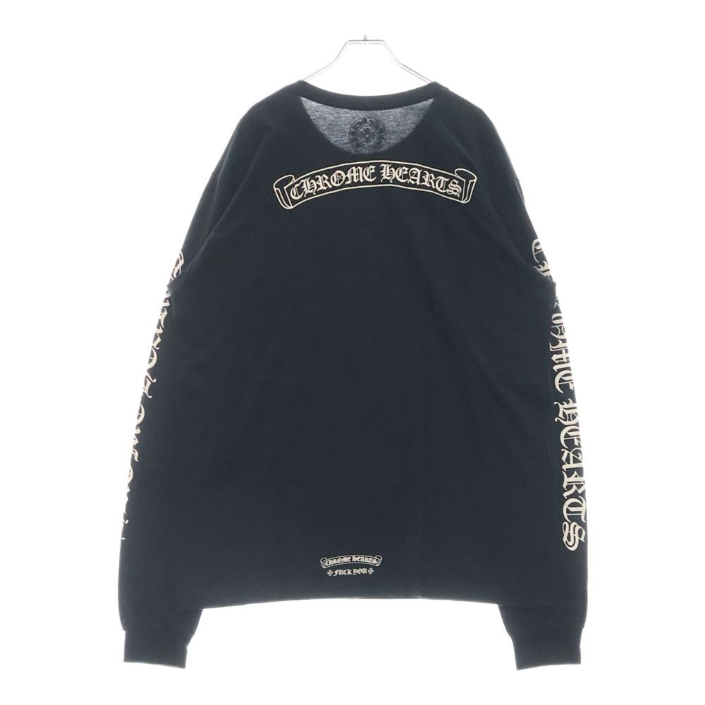 クロムハーツ 長袖Tシャツ バックプリント CHROME HEARTS クロムハーツ USA L/S TEE アーチバックプリント