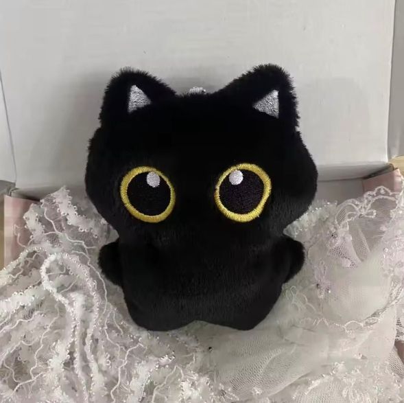 黒猫 ぬいぐるみ キーホルダー ストラップ ネコ キャッツ