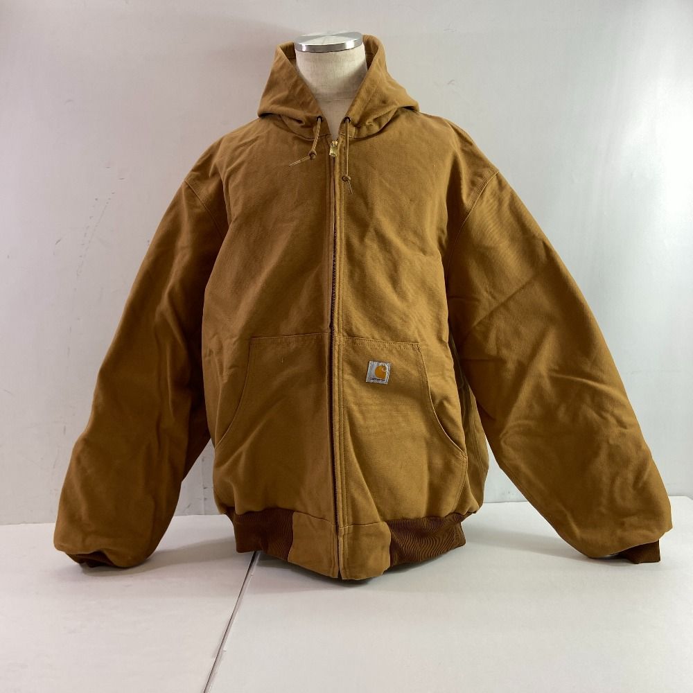 04w2175∞※【中古】 CARHARTT カーハート ルーズフィット アクティブ ジャケット OJO131-M キャメル XL USA コットン  【八王子店】 - 割50%