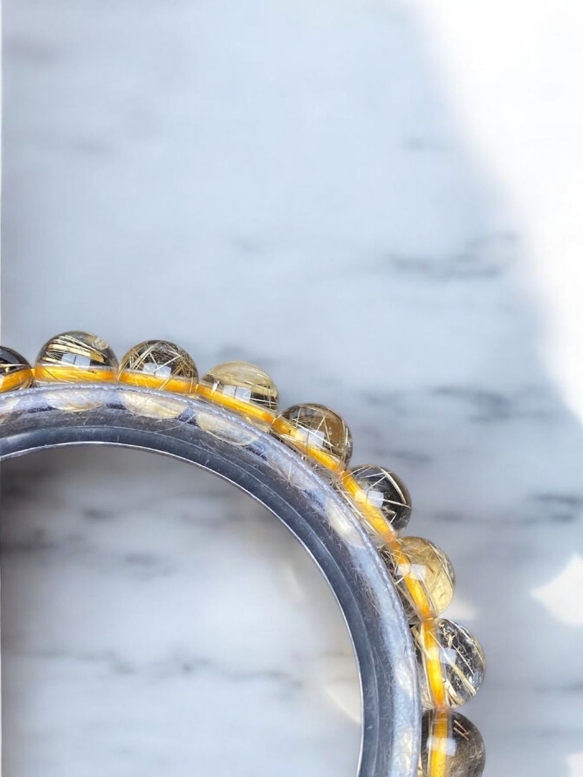 透明感バツグン　最高級タイチンルチル　ペアシェイプカット W04 花見酒 / Hanamizake パフュームオイル - J-Scent（ジェイセント