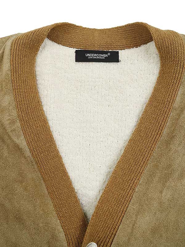 UNDER COVER アンダーカバー 18AW スエードレザーボアカーディガン