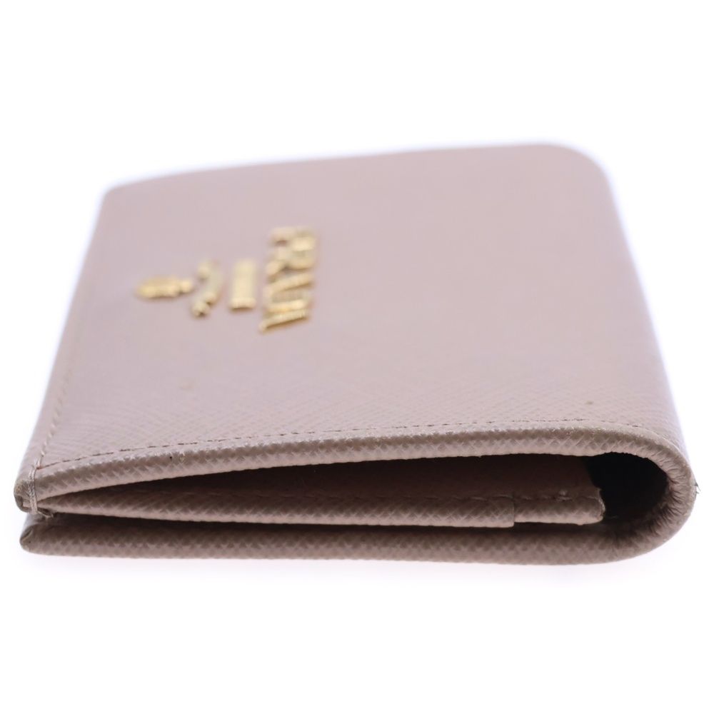 【極美品】プラダ 名刺入れ カードケース サフィアーノレザー ベージュ PRADA】プラダ サフィアーノレザー カードホルダー (PRADA
