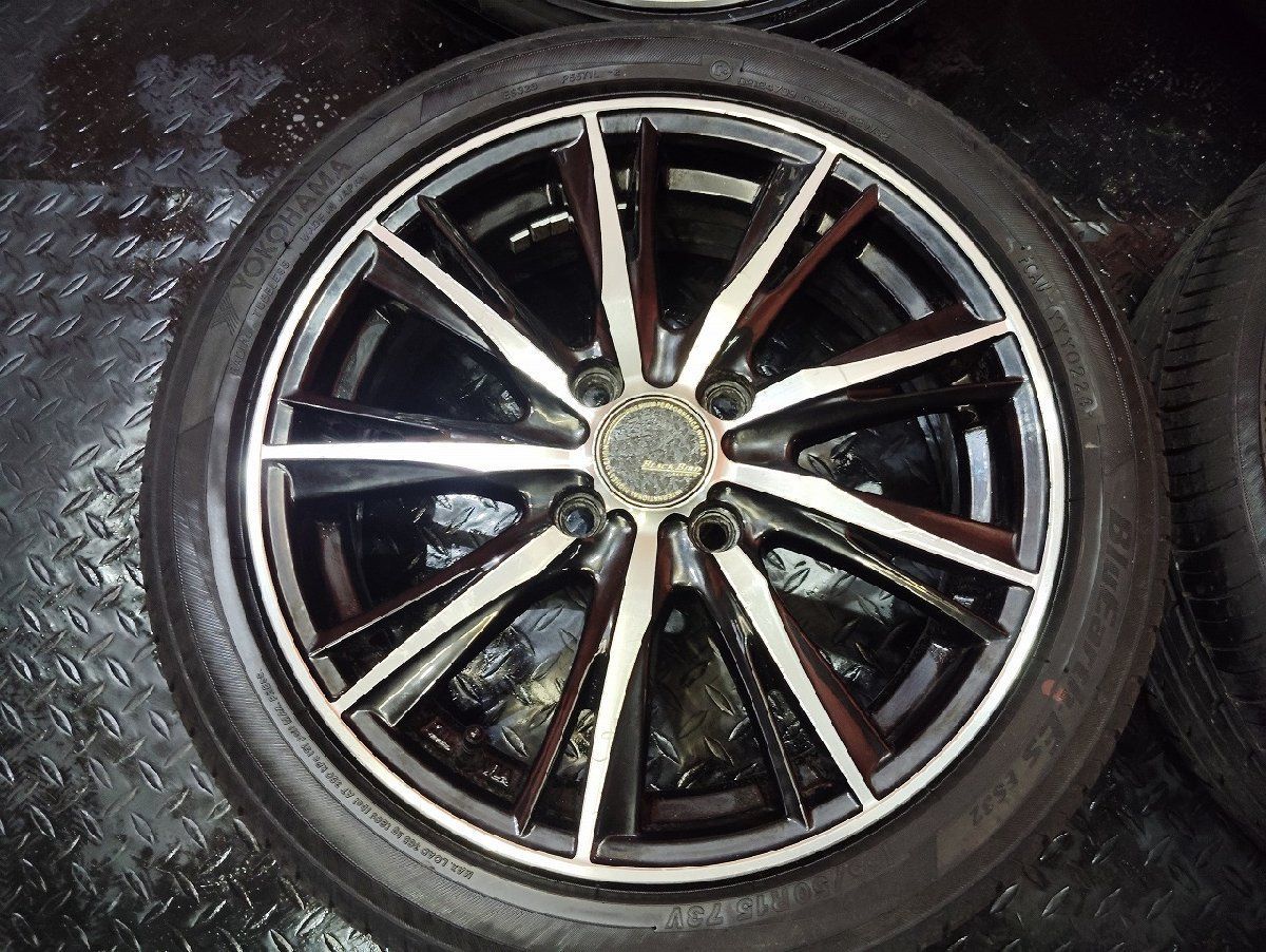 YOKOHAMA BluEarth-Es ES32 165/50R15】夏タイヤ【BLACK BIRD 15インチ