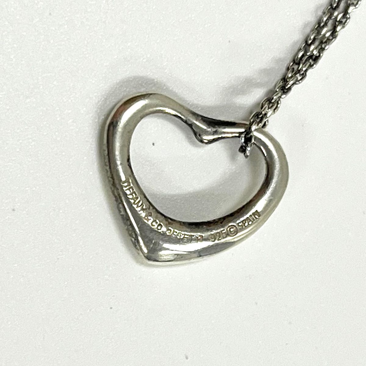 TIFFANY&Co. ティファニー オープンハート ネックレス 925