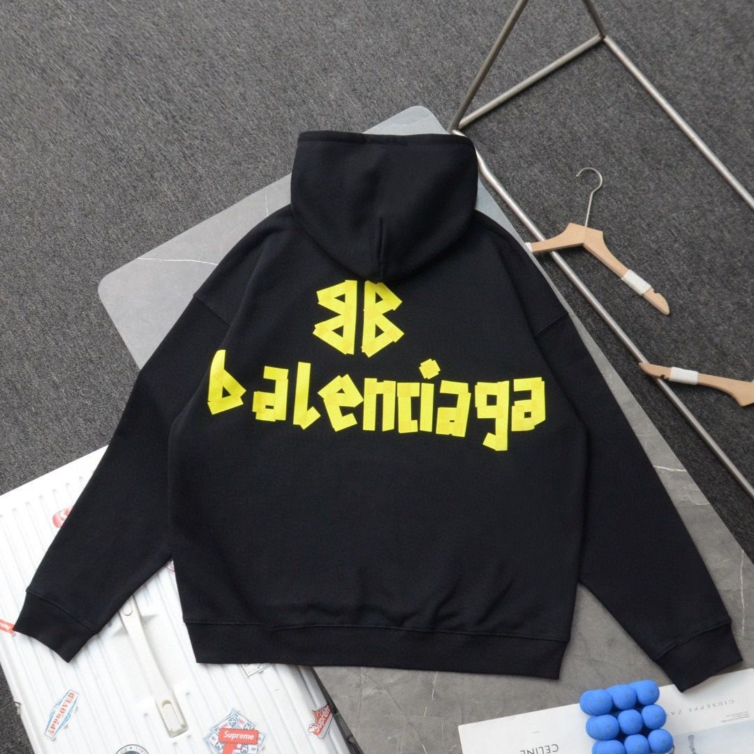 BALENCIAGA Tape Type リップドポケット フーディ - メルカリ