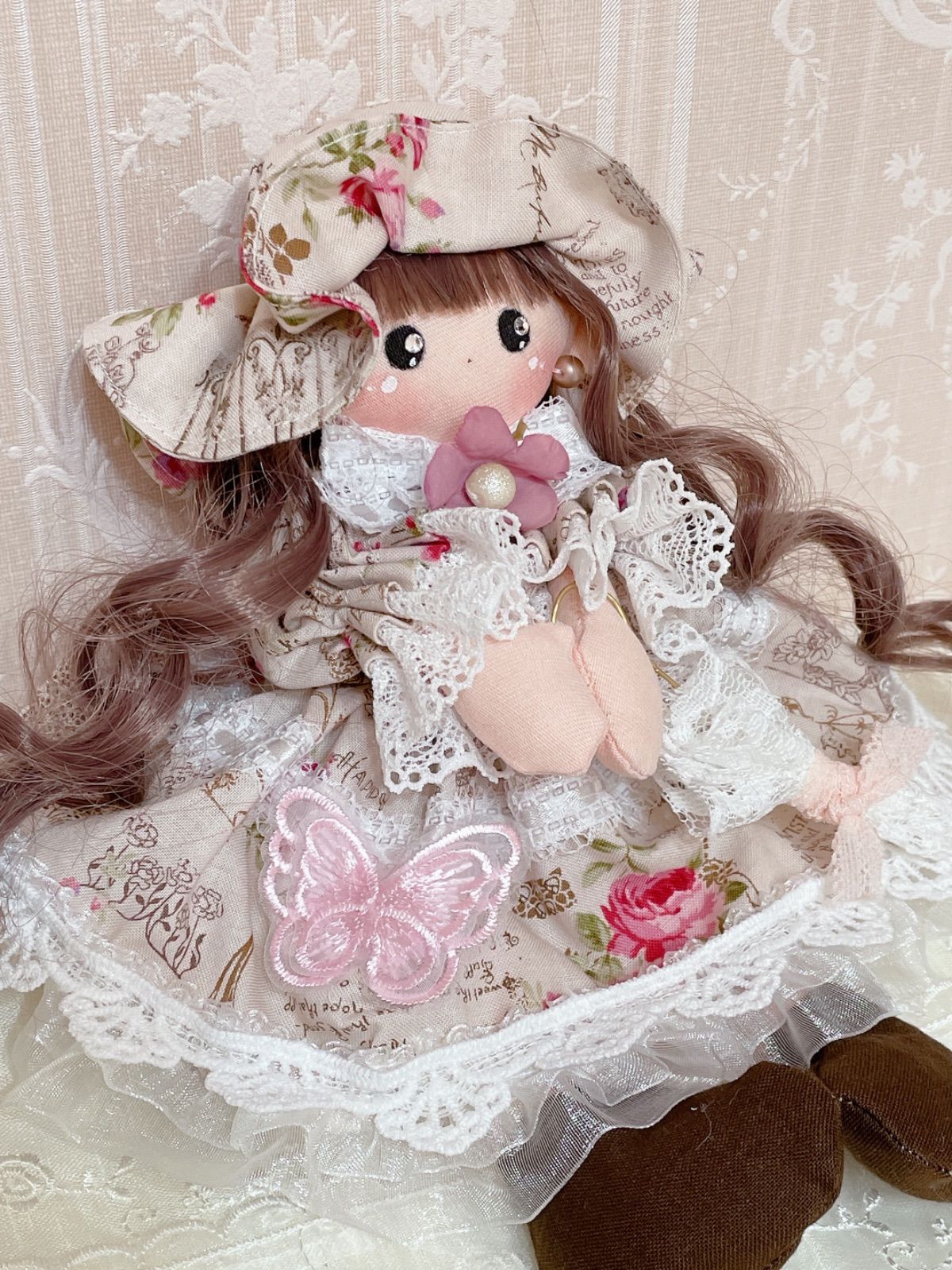 カントリードール 手作り人形 ハンドメイドドール - メルカリ