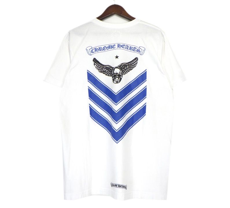 【美品　クリーニング済み】CHROME HEARTS Tシャツ フロントプリント 美品クリーニング済み】CHROME HEARTS Tシャツ フロントプリント