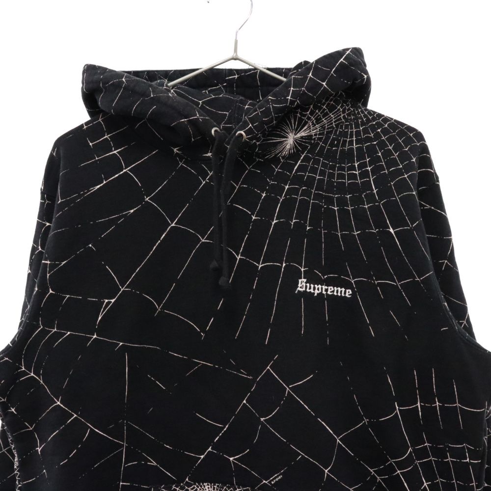 Supreme スパイダーウェブパーカー Supreme Spyder Zip Up Hooded Sweatshirt (FW24) - $168