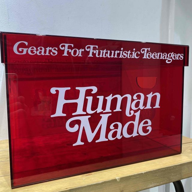 HUMAN MADE 22ss GDC ACRYLIC FILE BOX RED ヒューマンメイド ガールズドントクライ アクリルファイルボックス GIRLS DON T CRY 心斎橋店
