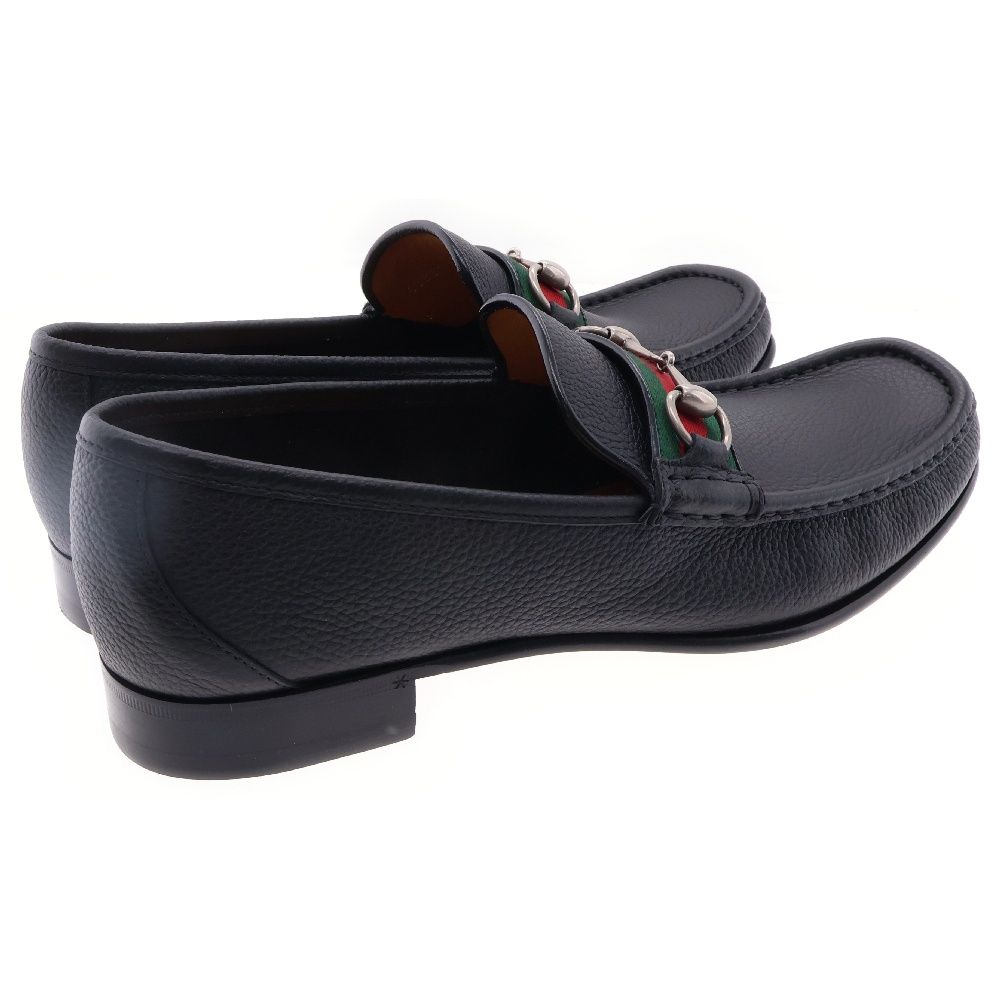 【美品】GUCCI シェリーラインホースビットローファー　ドレスシューズ GUCCI (グッチ) シェリーライン ホースビットレザーローファー