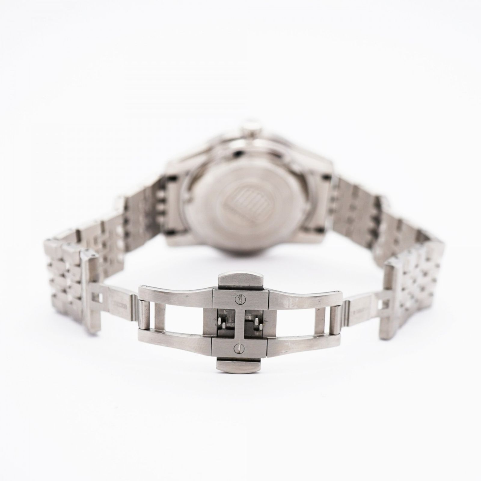 シルバー文字盤腕時計 メンズ