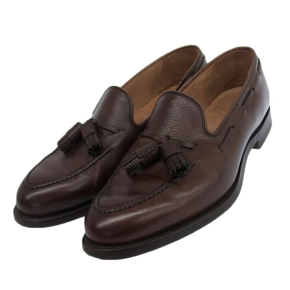 クロケット&ジョーンズCAVENDISH2/7Eダークブラウンタッセルローファー