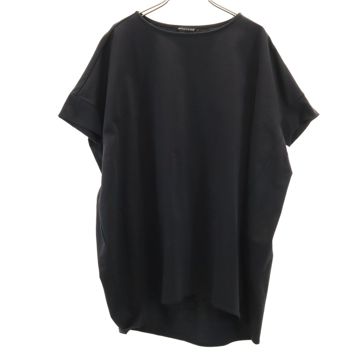 mizuiro ind ミズイロインド 日本製 半袖 オーバーサイズ Tシャツ 黒 