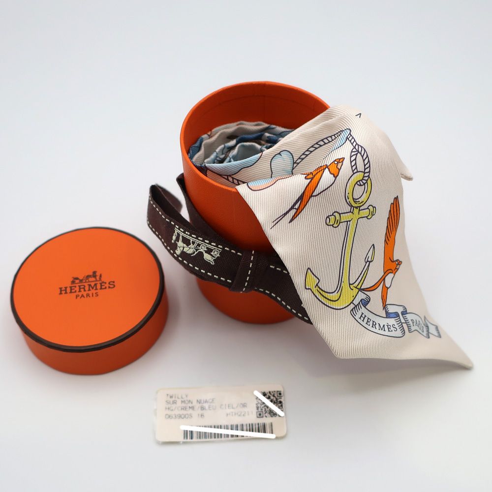 エルメス スカーフ ツイリー 私の雲 シルクツイル HERMES 2022秋冬