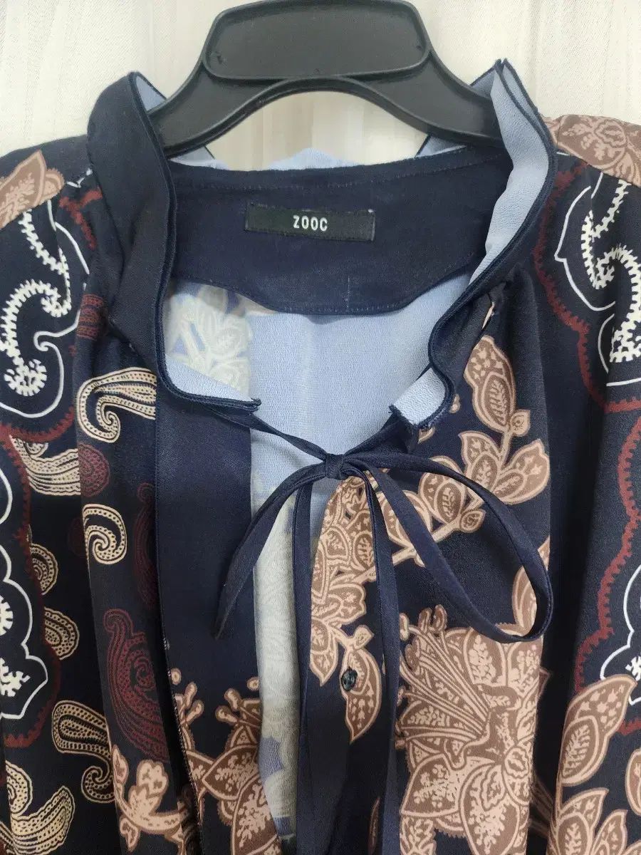 ZOOC ペイズリー ロング ワンピース