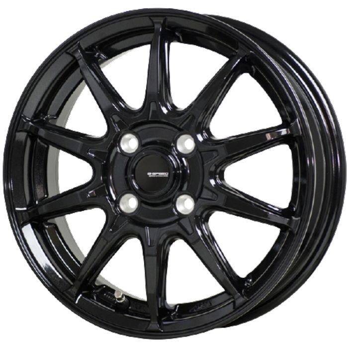 ホイール4本セット G.Speed G-05 メタリックブラック 17インチ 6.5J 45 4H-100