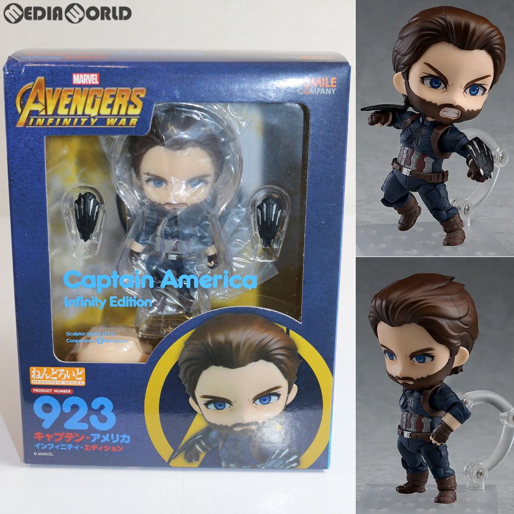 ねんどろいど 923 キャプテン・アメリカ インフィニティ・エディション アベンジャーズ/インフィニティ・ウォー 完成品 可動フィギュア グッドスマイルカンパニー