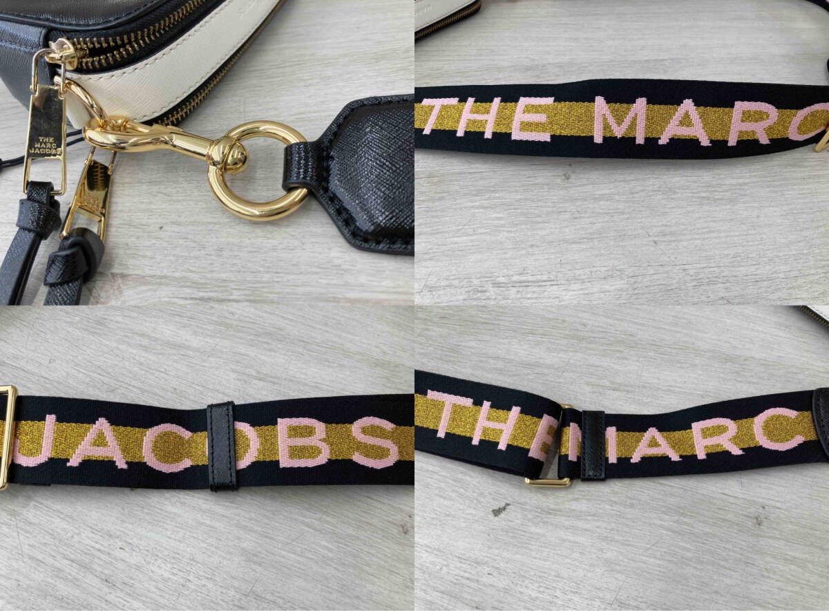 Marc Jacobs ショルダーバック ブラック ショルダーストラップ付き Marc Jacobs ショルダーバック ブラック ショルダーストラップ付き