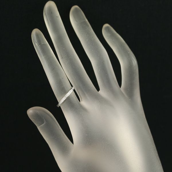 新品仕上げ済 スタージュエリー Pt950 ダイヤ0.3 ハーフエタニティリング STAR JEWELRY スタージュエリー ダイヤモンド 0.3ct ハーフ