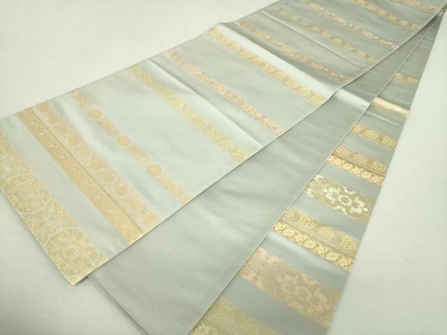 平和屋着物○西陣織 陰山織物謹製 箔屋清兵衛 六通柄袋帯 草木染 正倉