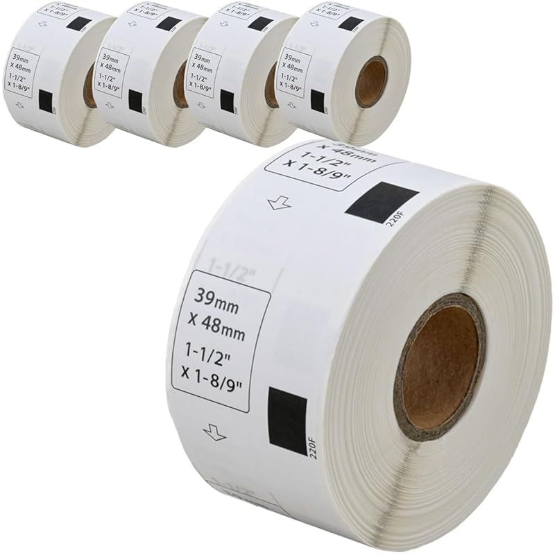 【互換ラベルLabo】 DK-1220 ブラザー 互換 ラベル 5ロールセット brother QL-700 / QL-800 / QL-820NWB 等に