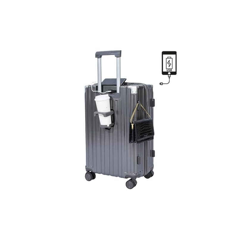 SUPBOX] スーツケース 機内持ち込み キャリーケース USBポート付き