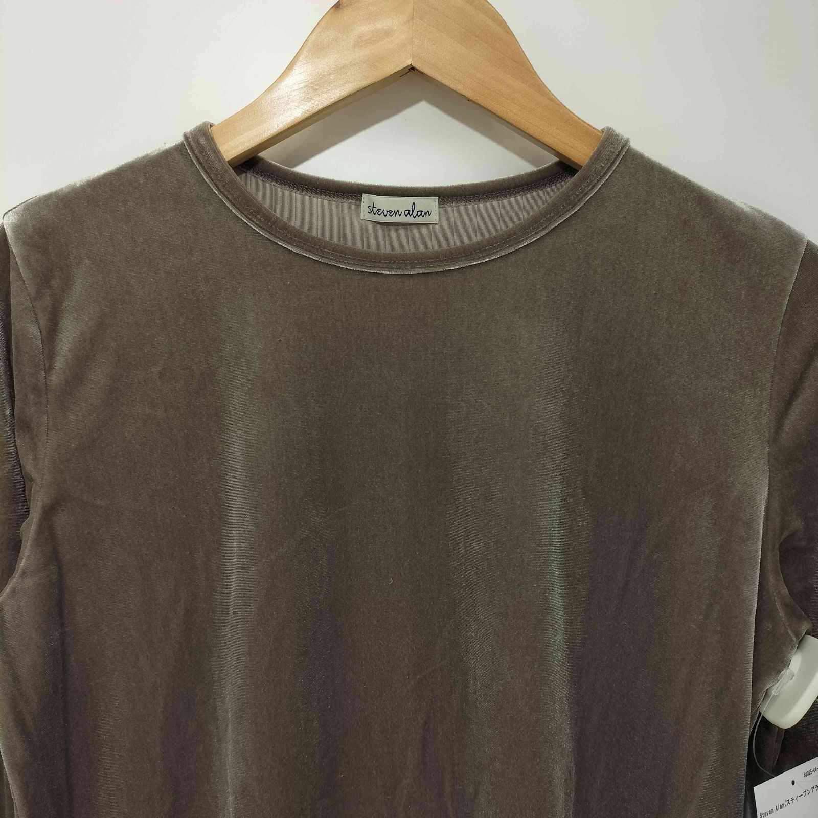 トップス Steven Alan VELOR LONG SLEEVE PULLOVER Steven Alan VELOUR LONG SLEEVE PULLOVER