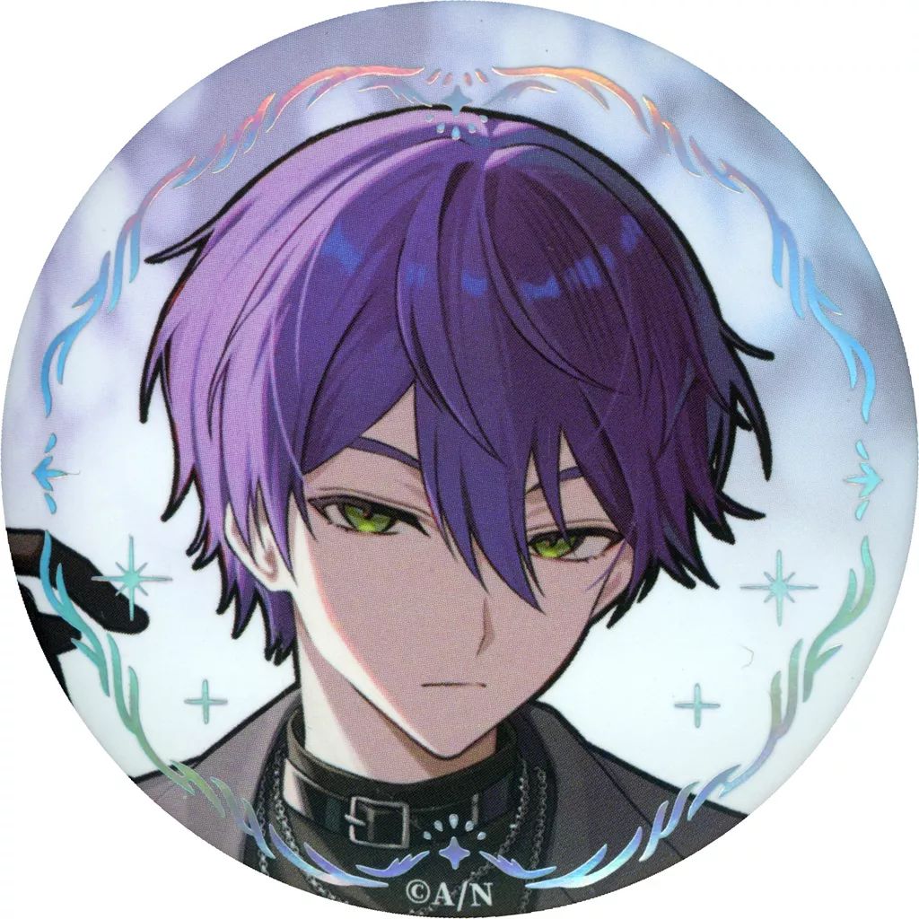 ART OF NIJISANJI ランダムマット箔押し缶バッジ 剣持刀也