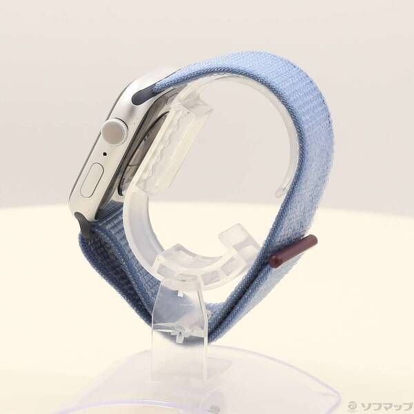 〔 品〕 Apple Watch Series 9 GPS 45mm シルバーアルミニウムケース ウィンターブルースポーツループ 344