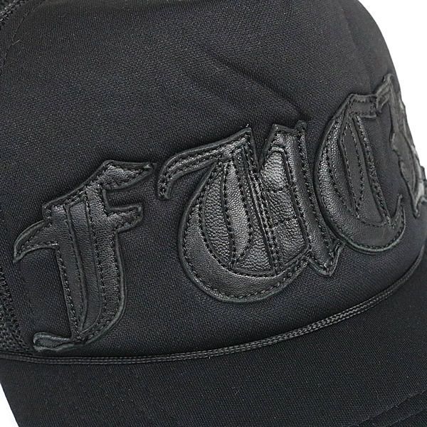 銀座店 クロムハーツ 【FUCK】レザー パッチ トラッカーキャップ 帽子