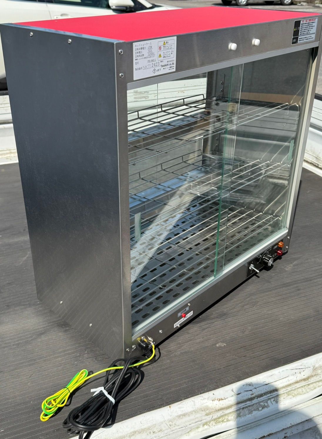 Yasukichi ホットショーケース PRO-9WSE-C 送料込み オールステンレスで衛生的 業務用ホットショーケース PRO-9WSE