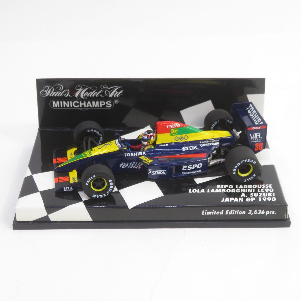1/43 ラルース ローラ LC90 鈴木 亜久里 日本GP 1990 1/43 ラルース