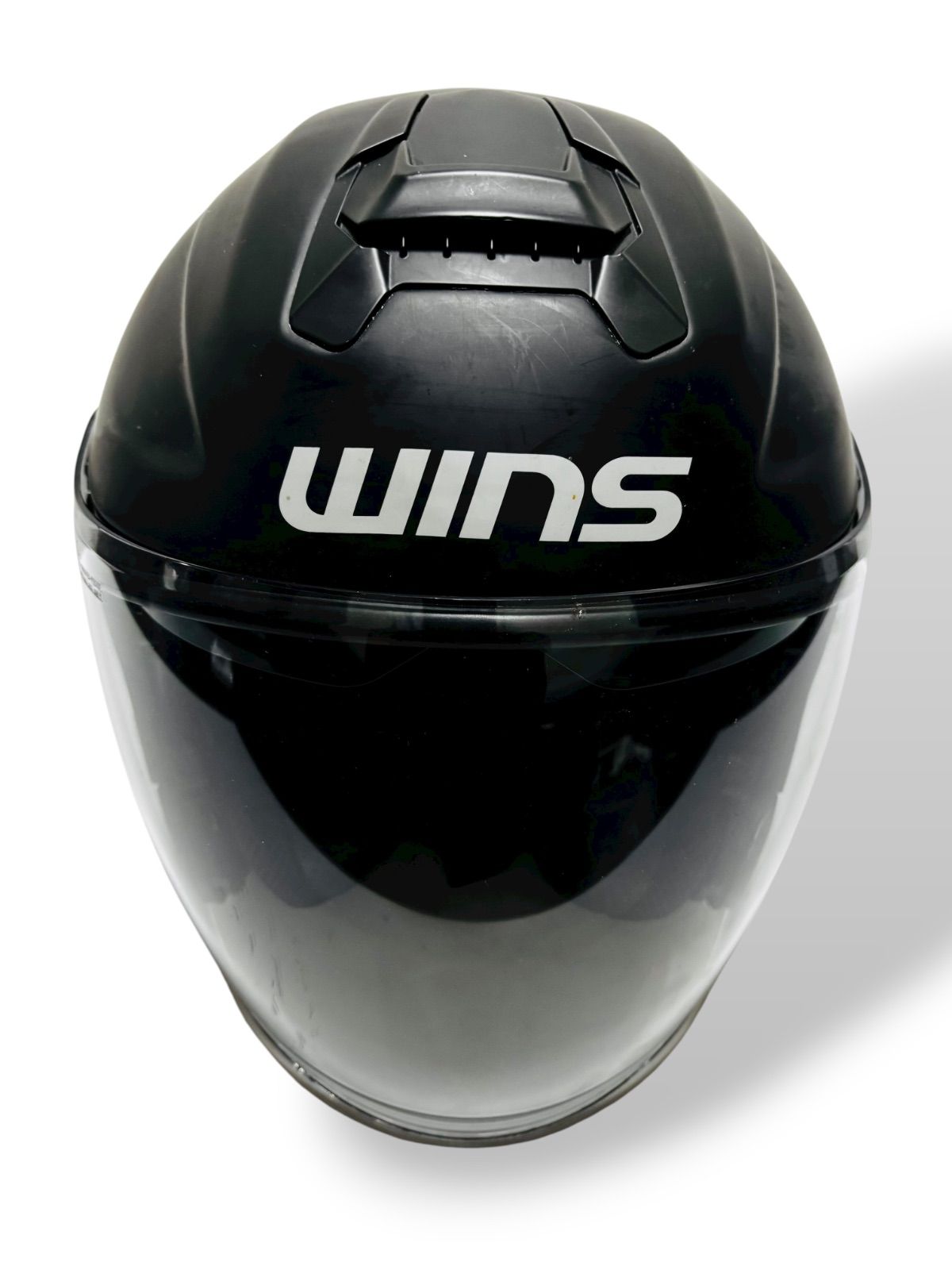 傷あり wins ヘルメット Mサイズ マットブラック 人気カラー g-force ssジェット